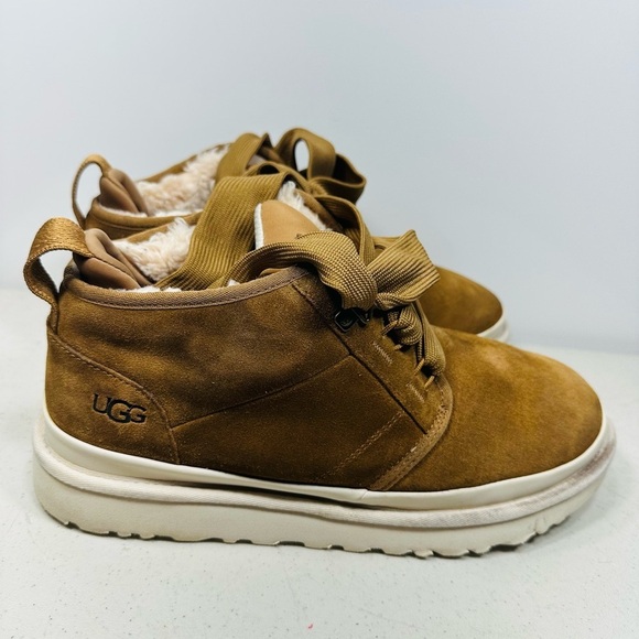 UGG NEUMEL FT CHESTNUT SUEDE FUR SUEDE CHUKKA ANKLE BOOTS SHOES SIZE 13 MEN main image 7